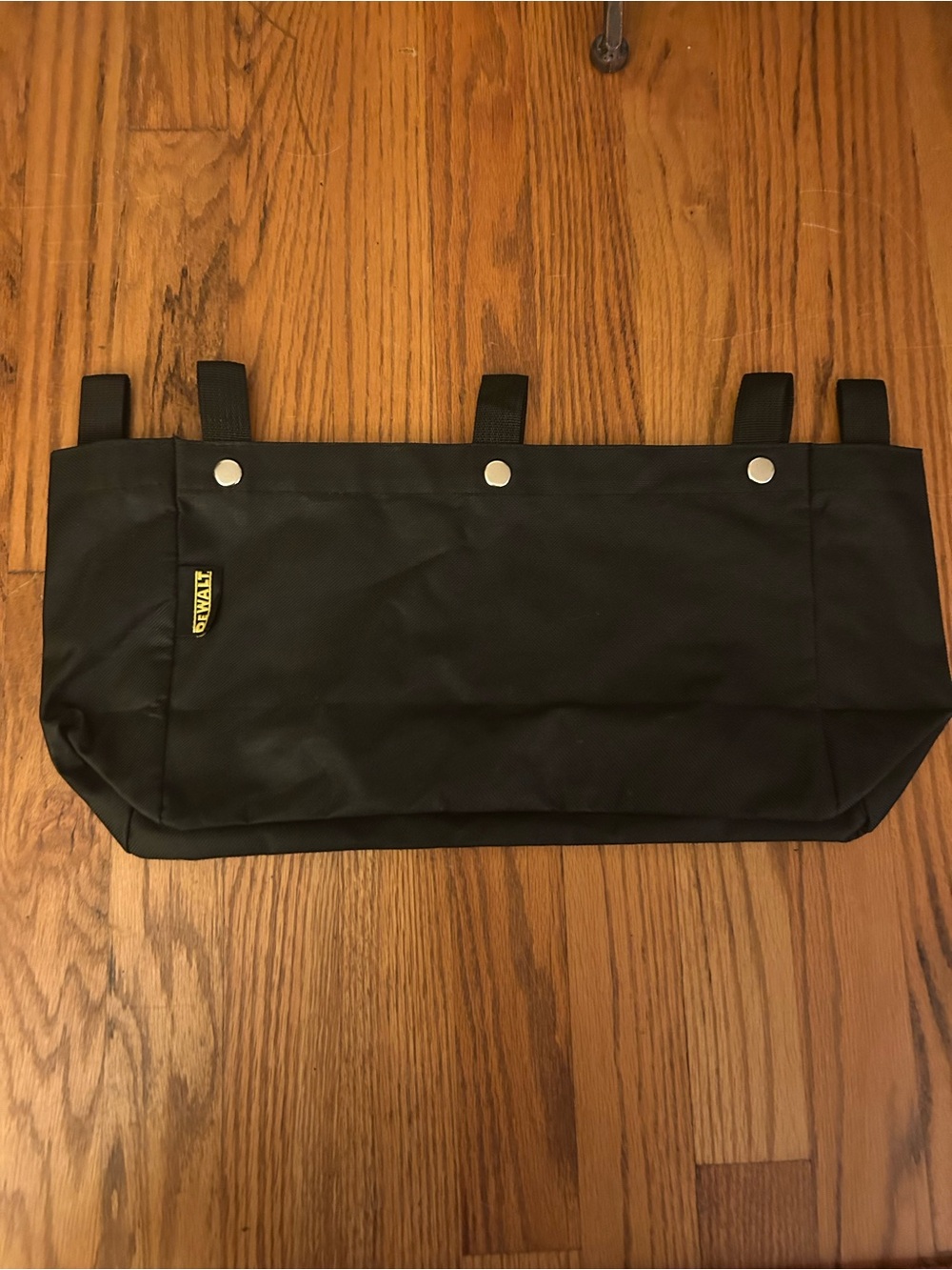 Black Dewalt Bag/Carrying Case W/ Silver Divots in Bottom